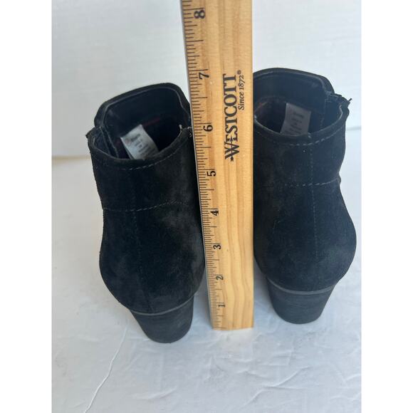 Blondo Valli 2.0 Black Suede Waterproof Zip Ankle Booties 8M - Picture 8 of 12